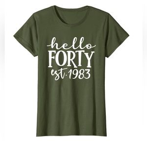 40th birthday shirt